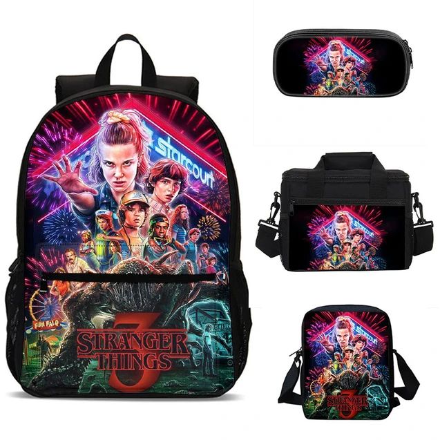 stranger things lunch bag