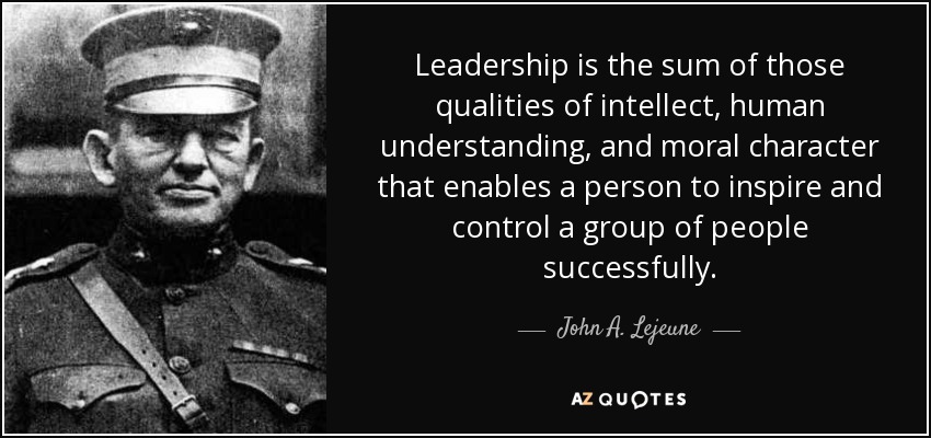 leadership quotes usmc