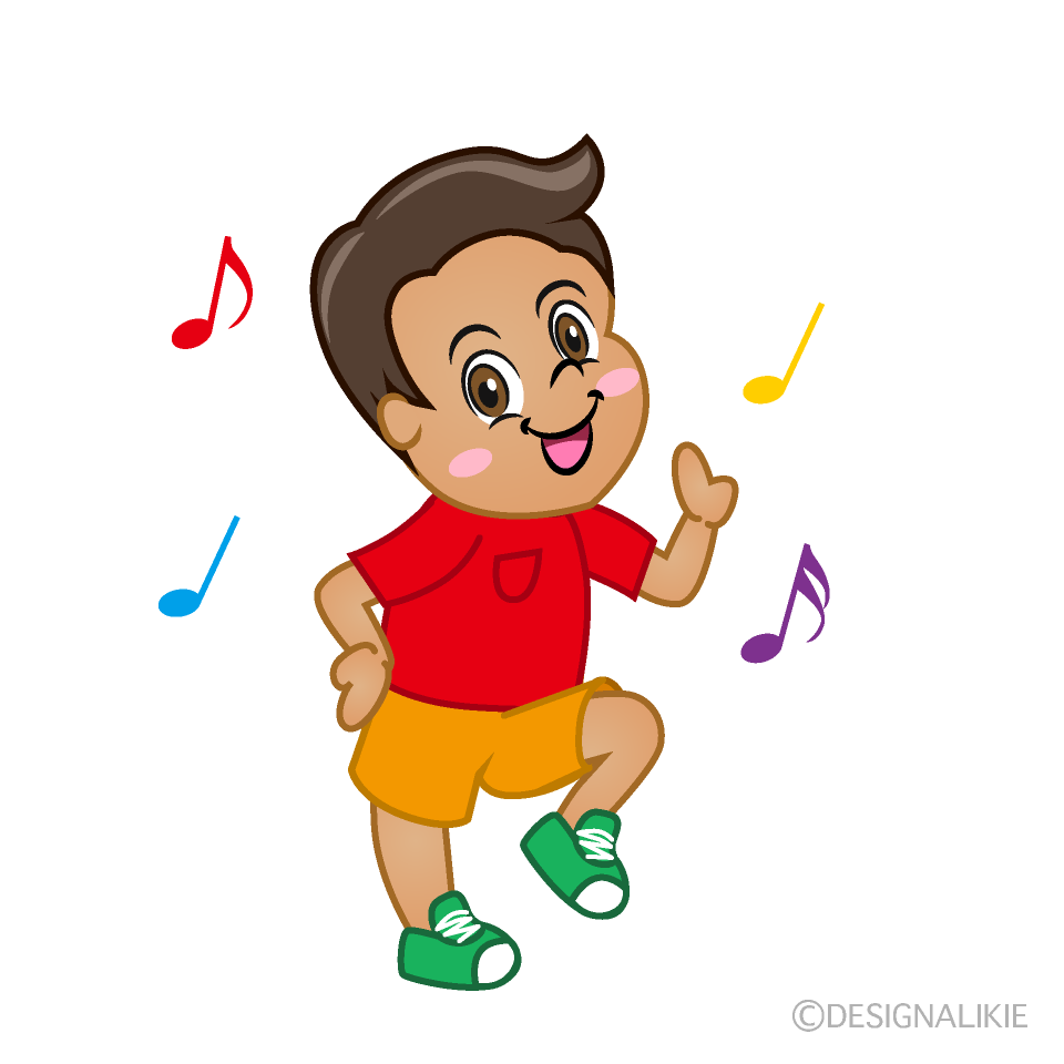 boy dancing clipart