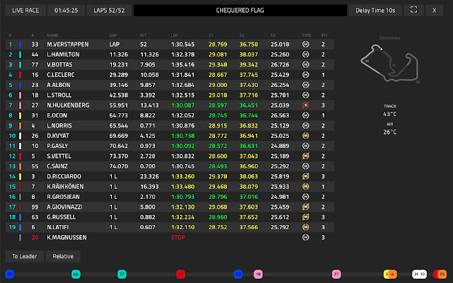 f2 live timing