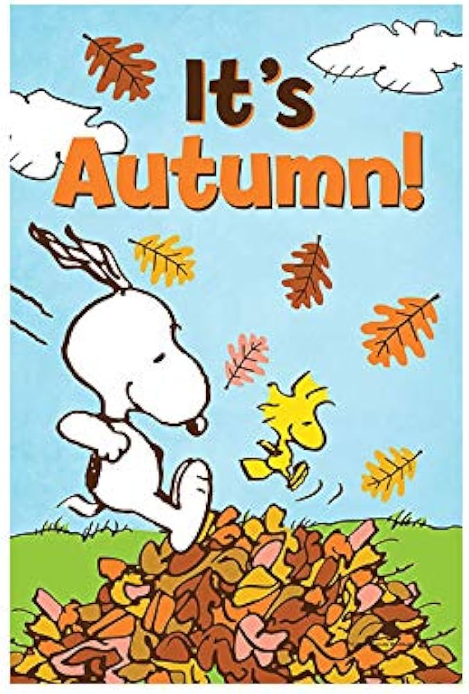 snoopy otoño