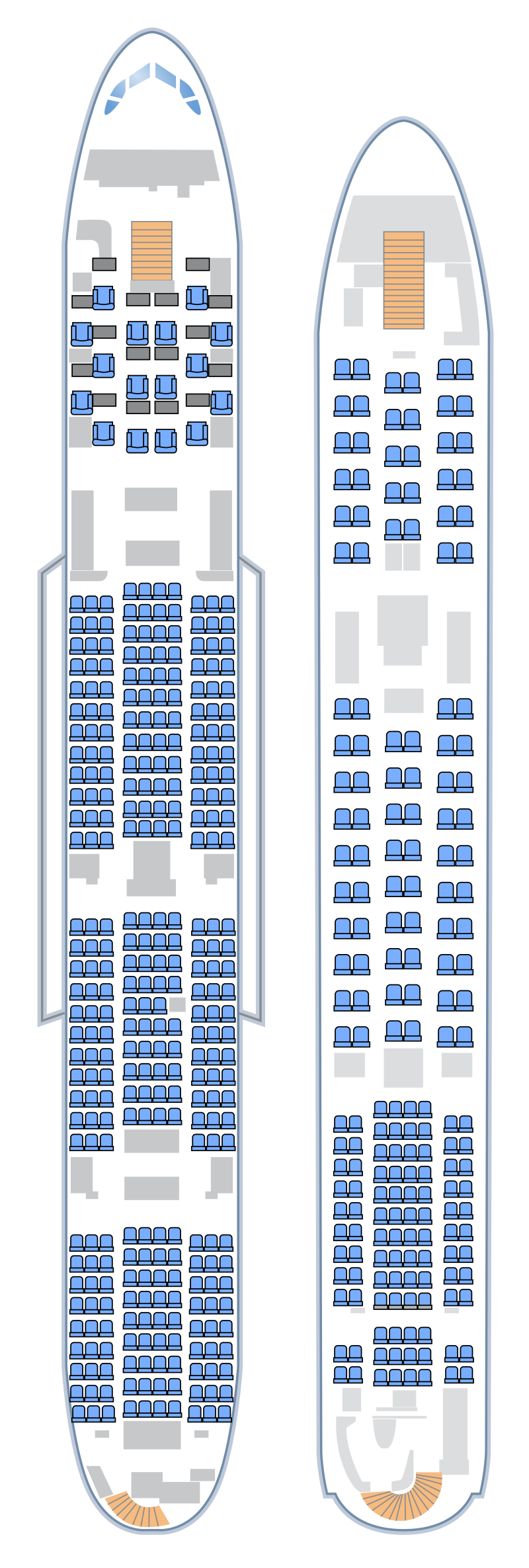 a380 seat map