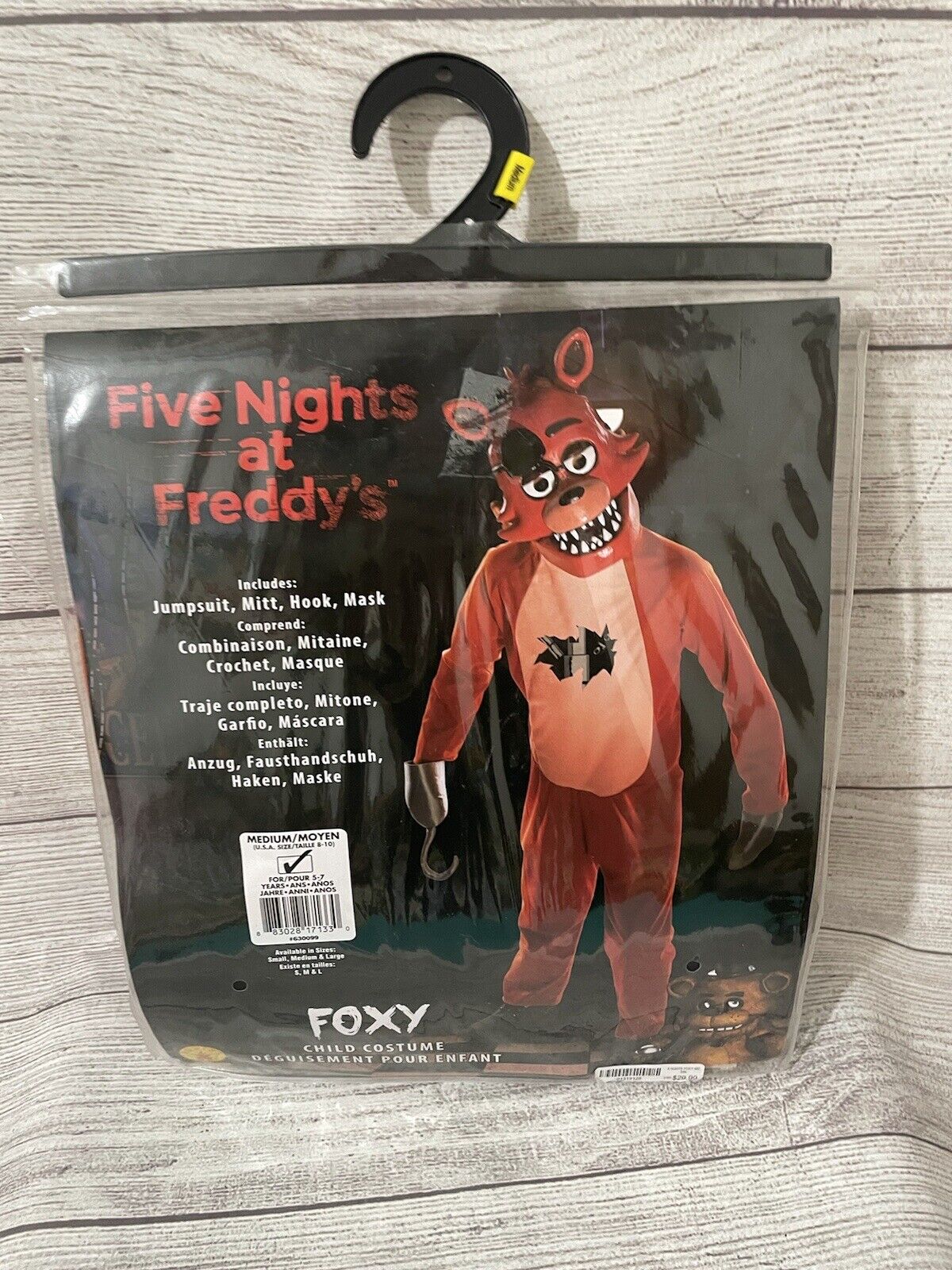 five nights at freddys foxy costume