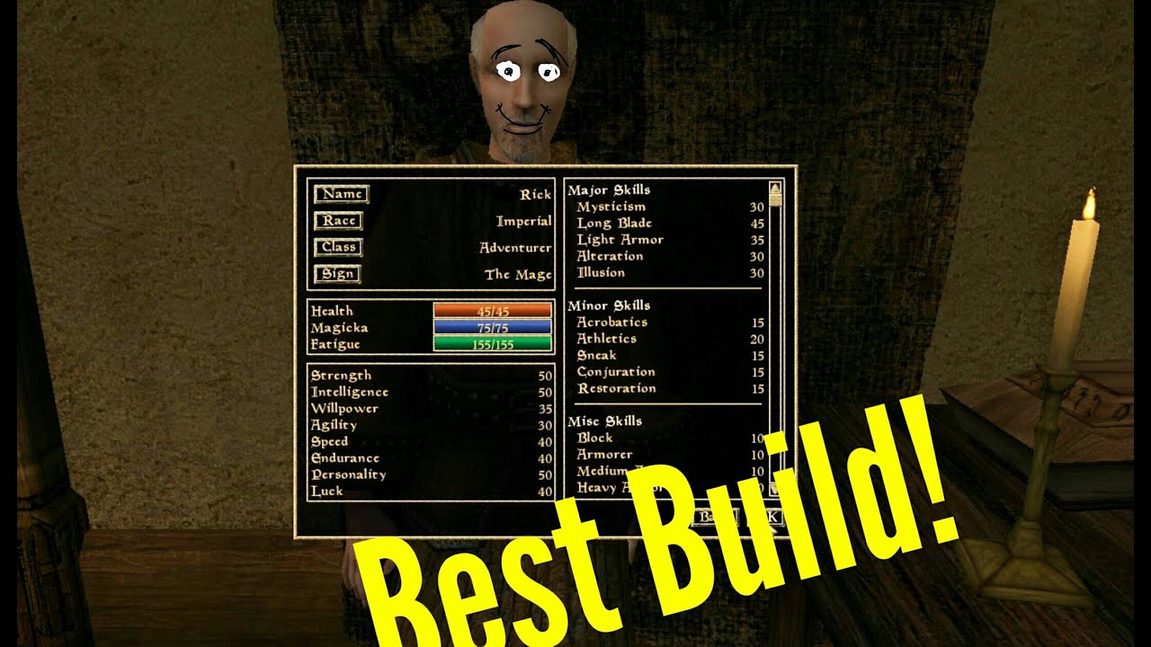 morrowind character builder