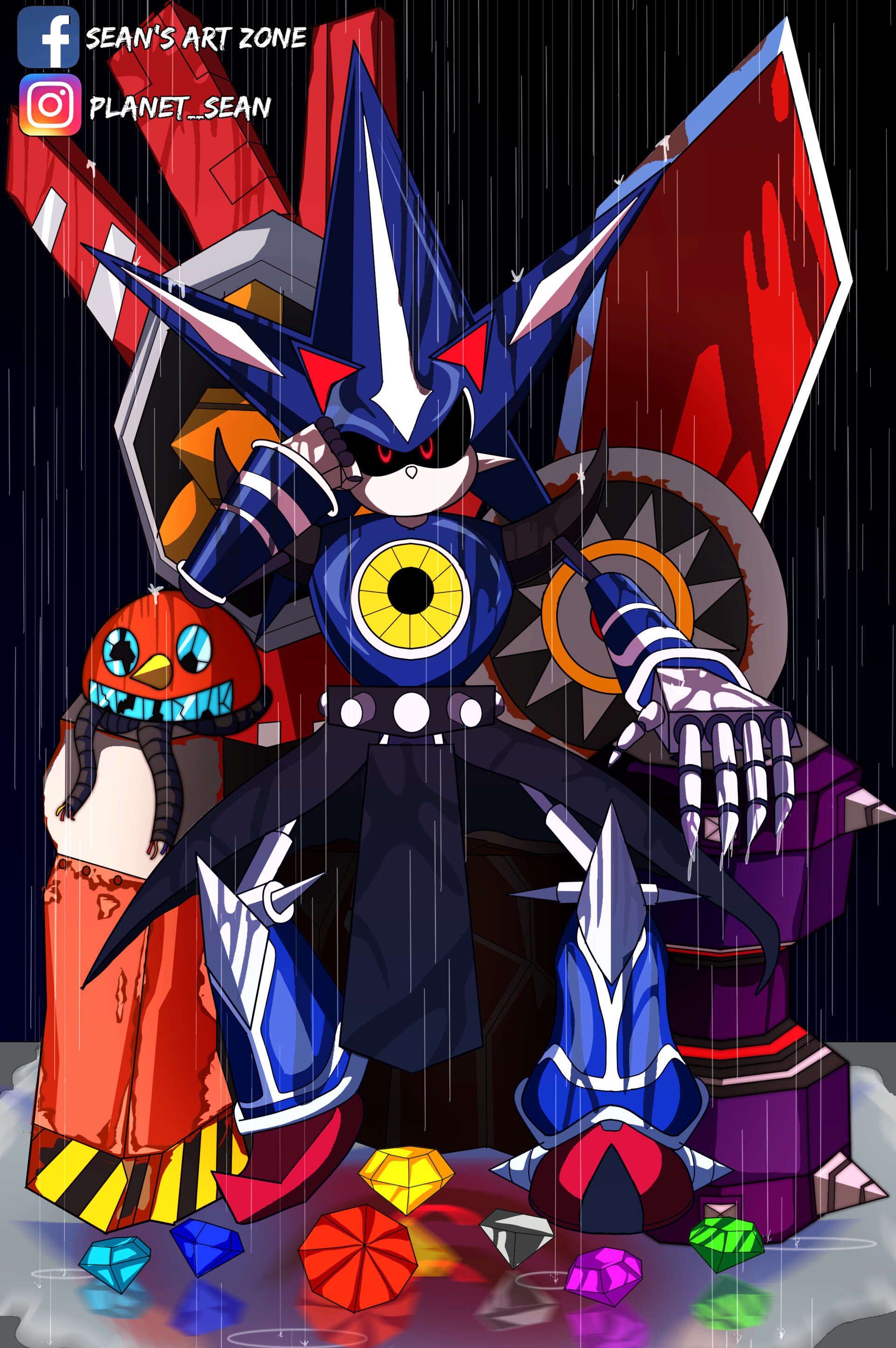 neo metal sonic art