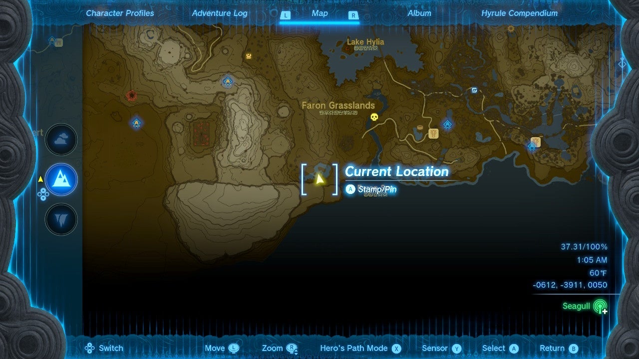 lynel location totk