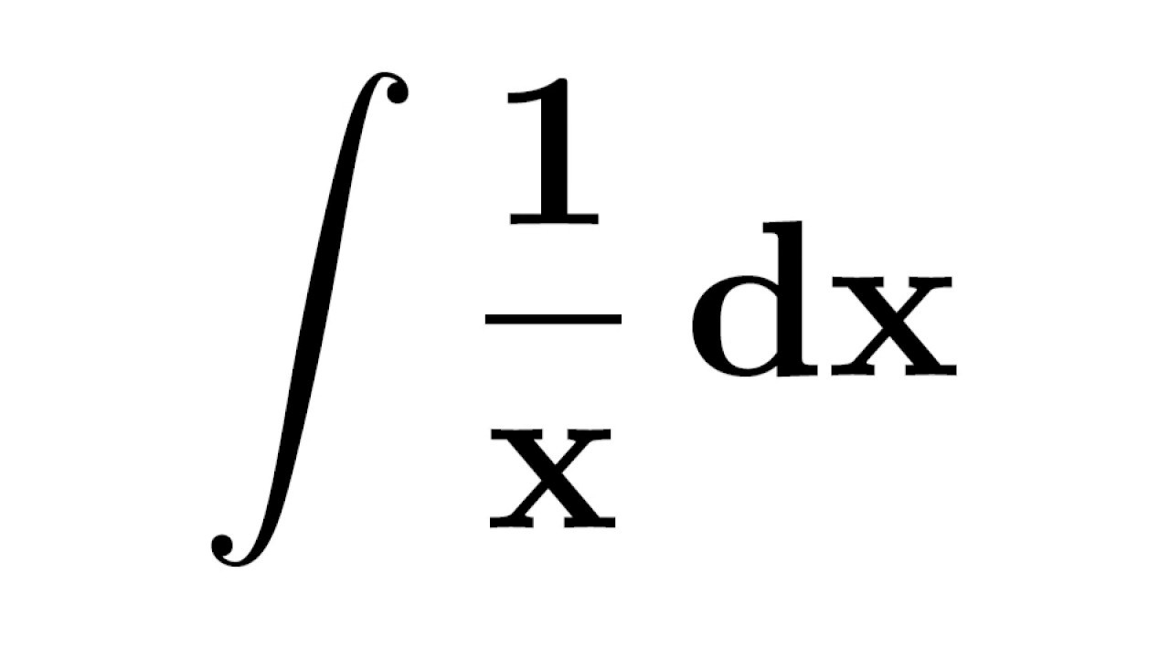 integral 1/x