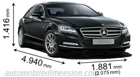 mercedes cls size