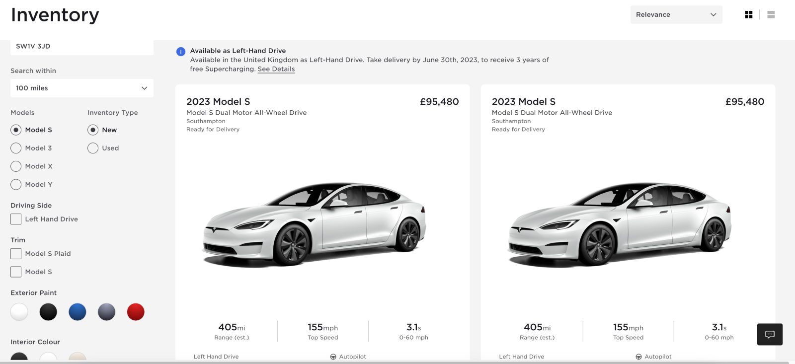 tesla model 3 inventory australia