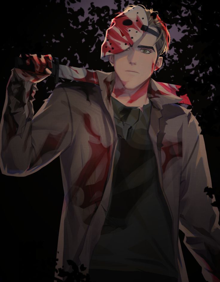 jason voorhees fan art anime