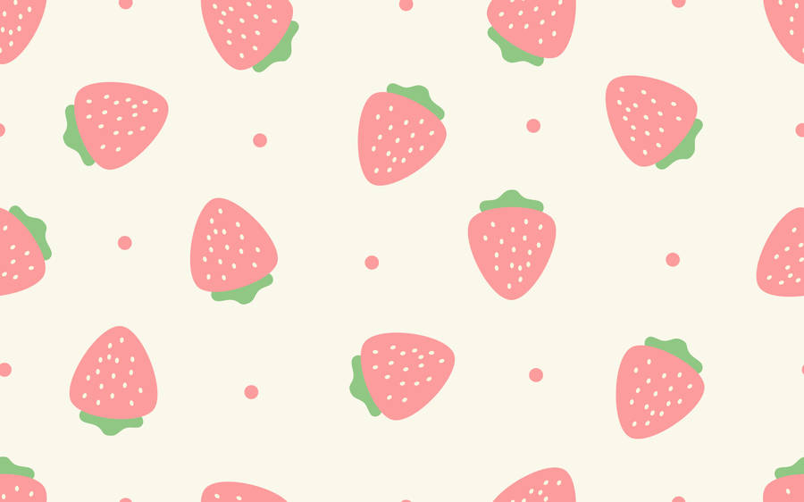 aesthetic wallpaper strawberry