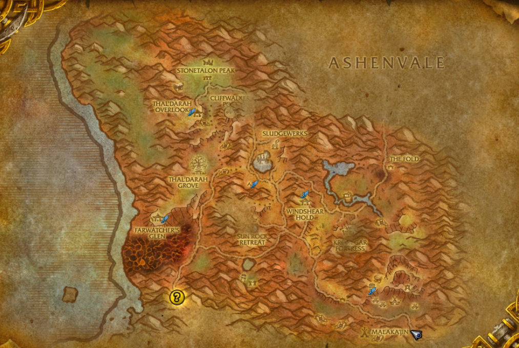 ashenvale quests vanilla