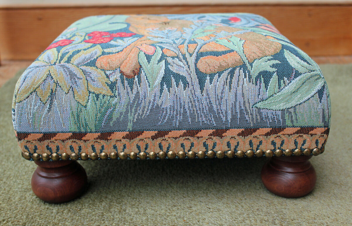 tapestry footstool