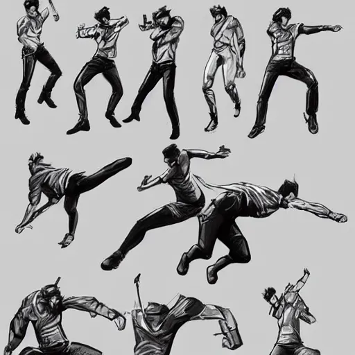 action pose reference