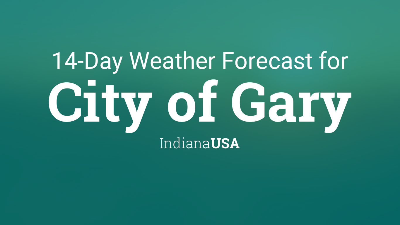 weather gary in hourly