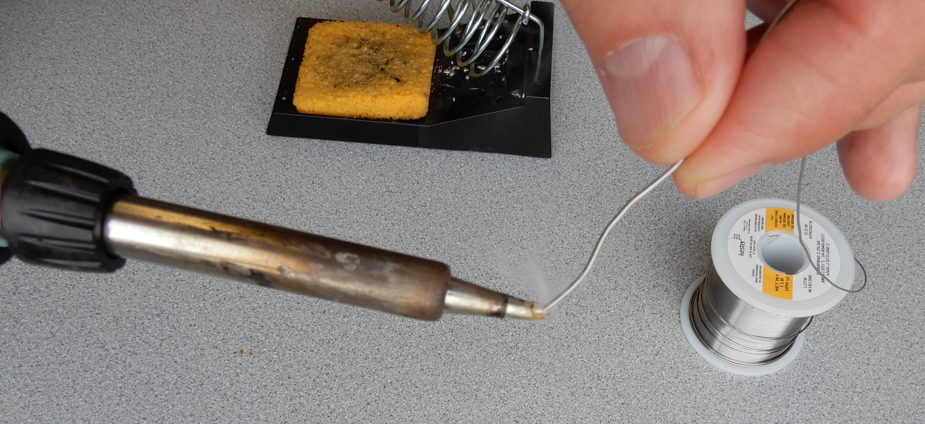 soldering iron tin