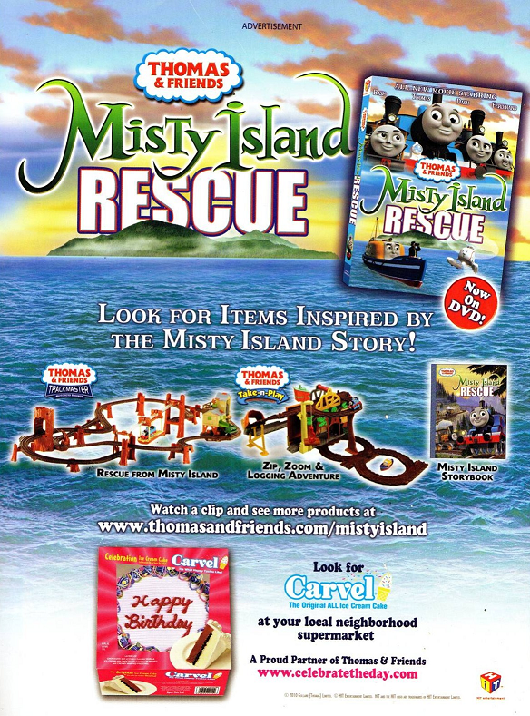 thomas and friends misty island rescue dvd