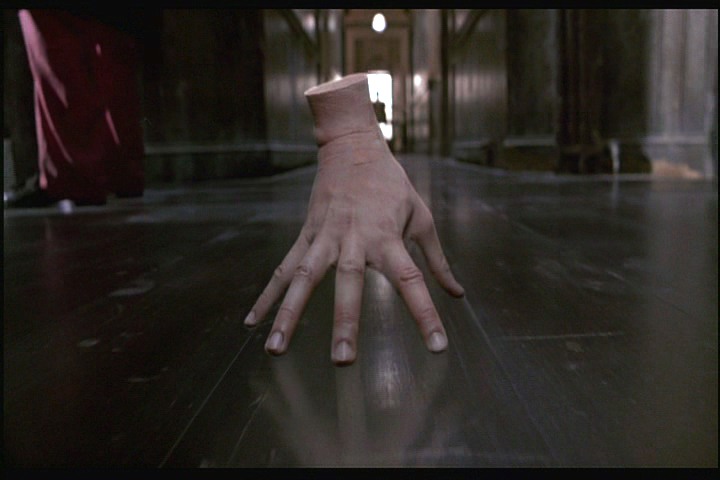 addams family thing hand