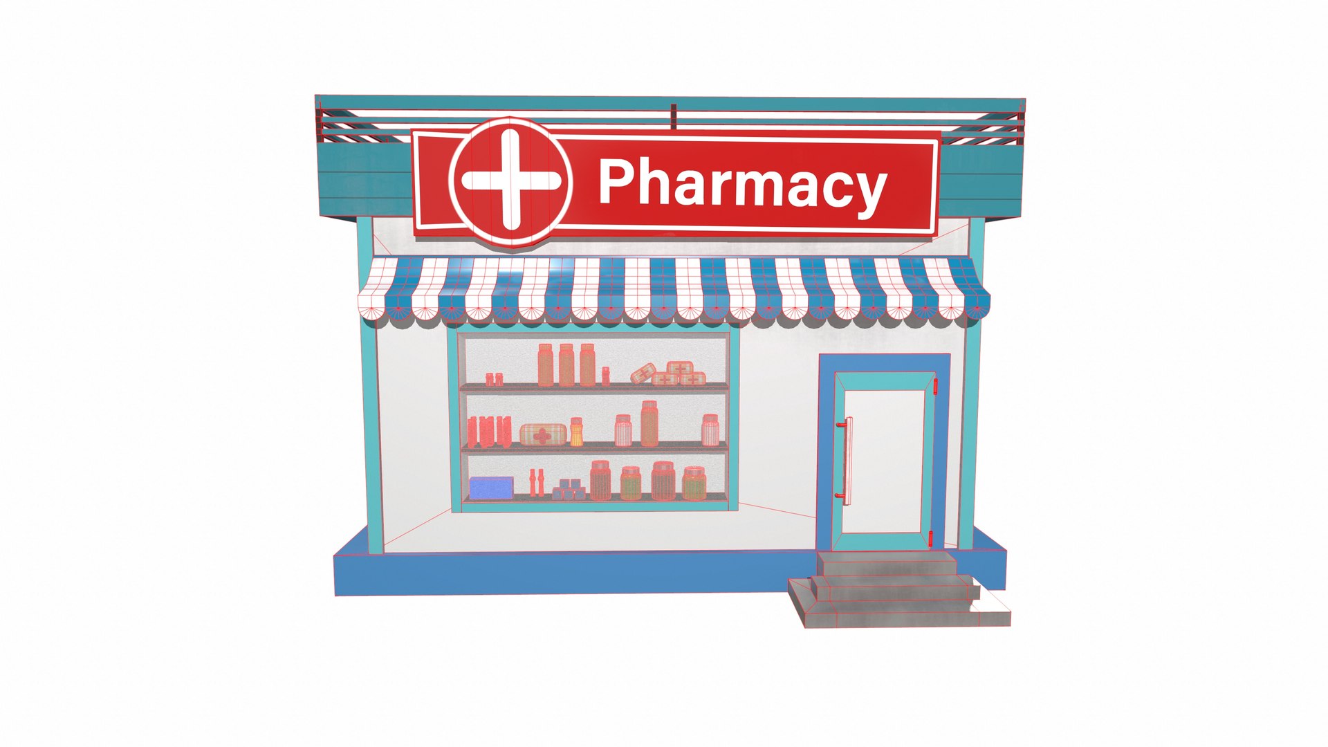 cartoon pictures of pharmacy