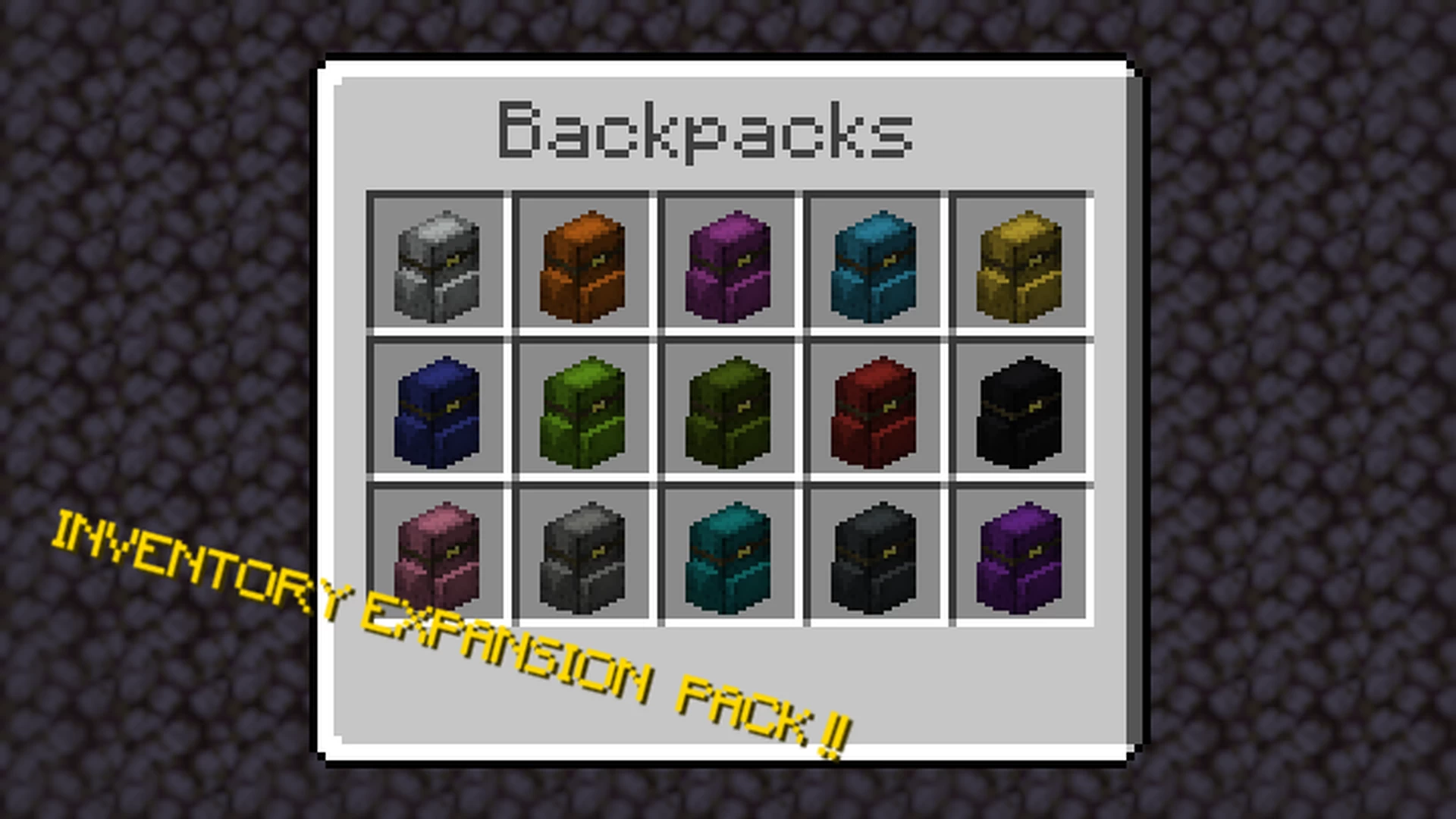 backpack datapack minecraft