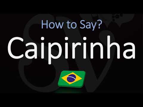 caipirinha drink pronunciation