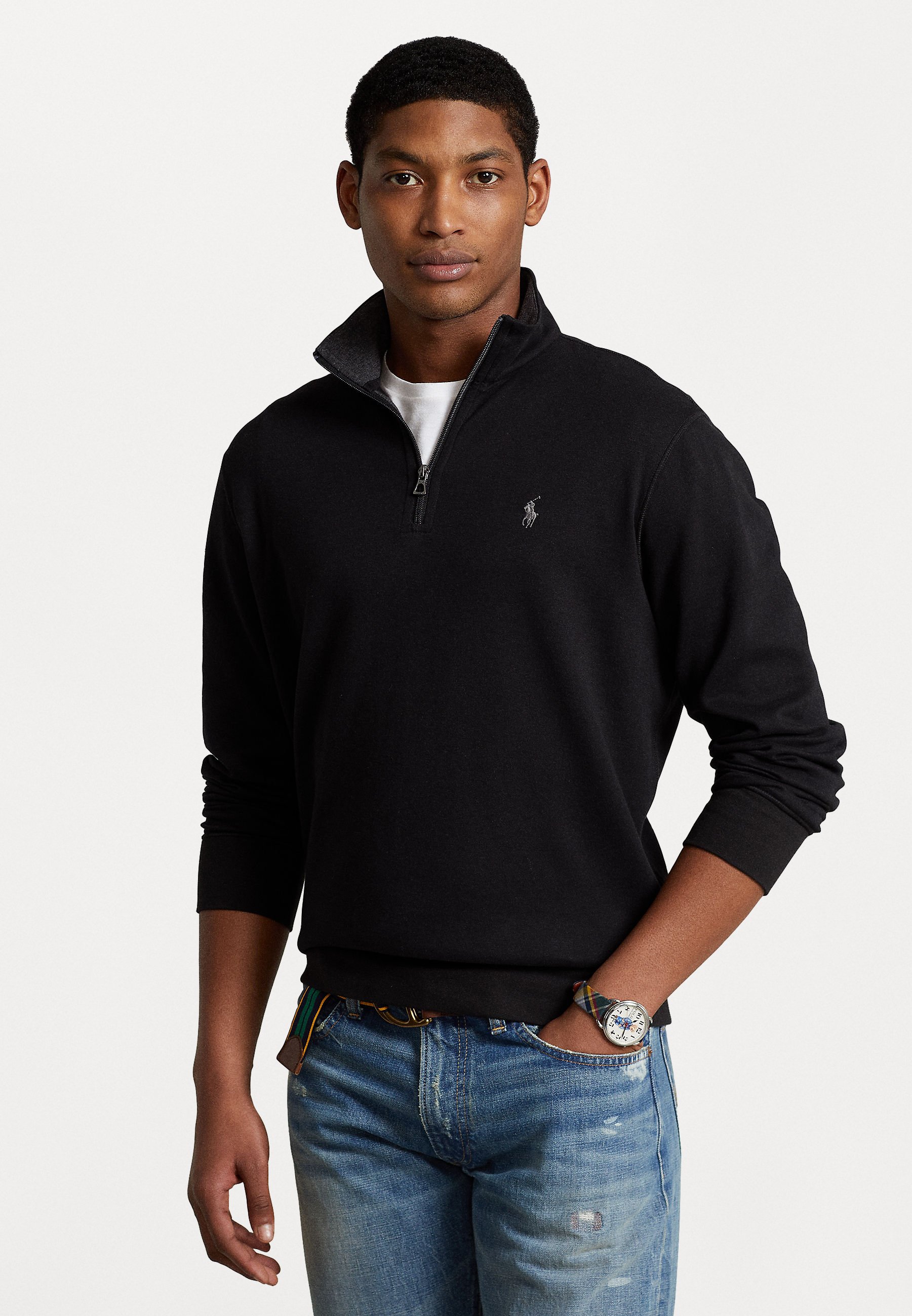 black ralph lauren half zip