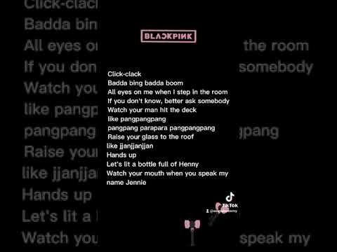 boombayah lyrics