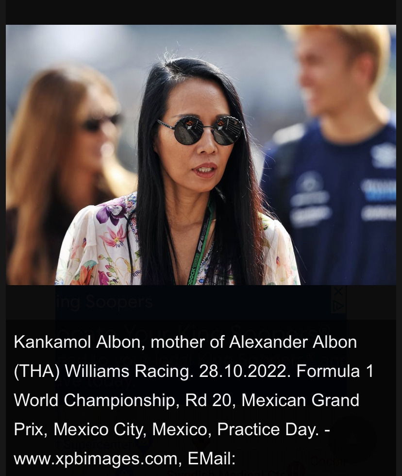 alex albon mother