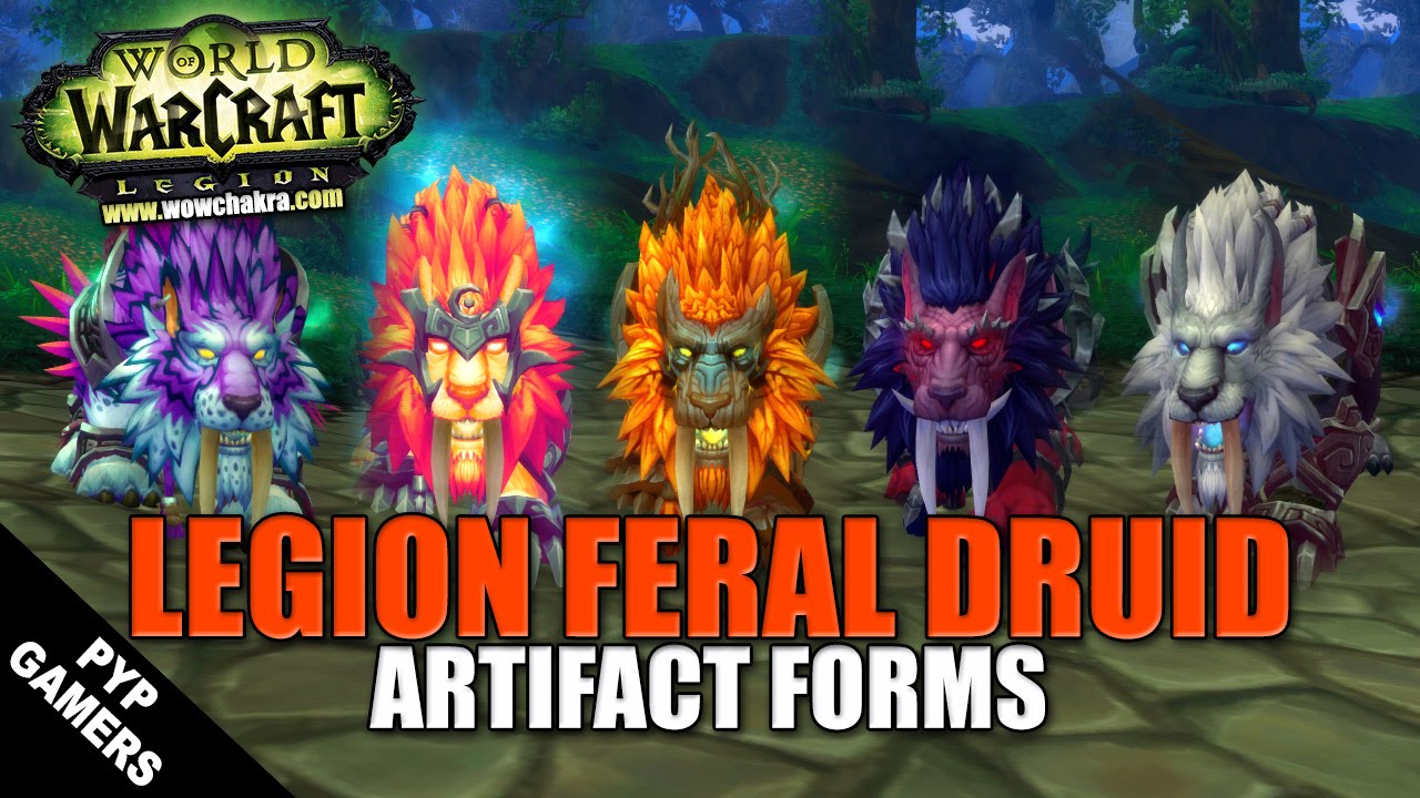 all feral druid forms