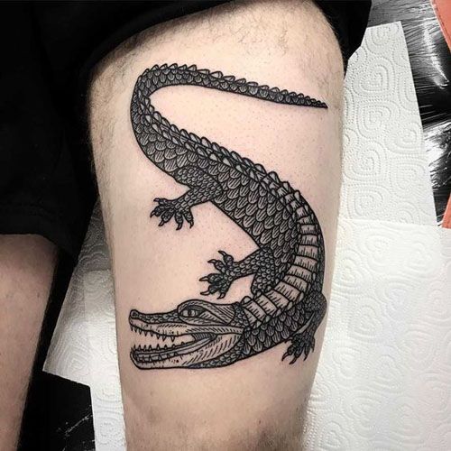 alligator tattoo