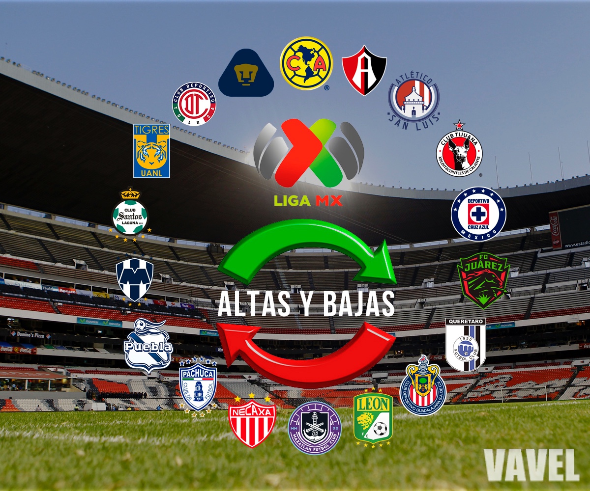 altas y bajas liga mx clausura 2022