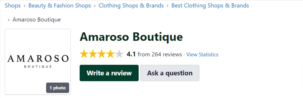 amaroso discount code