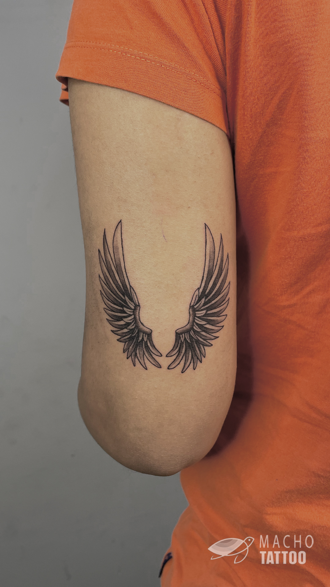 angel wings tattoo