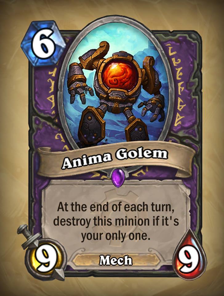 anima golem hearthstone