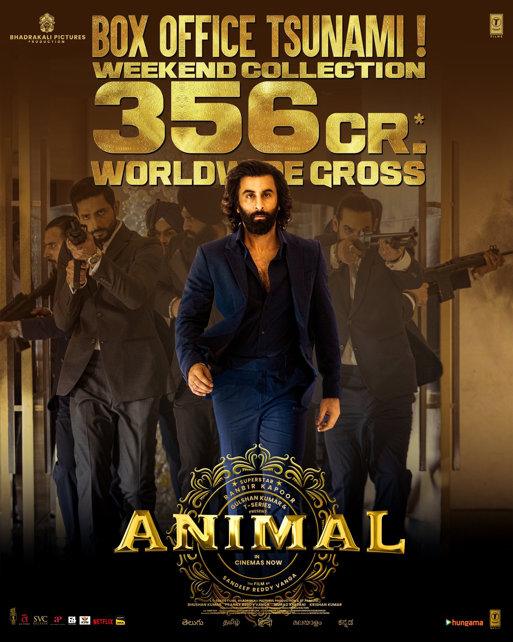 animal movie box office collection worldwide