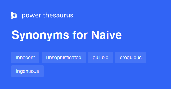 antonyms naive