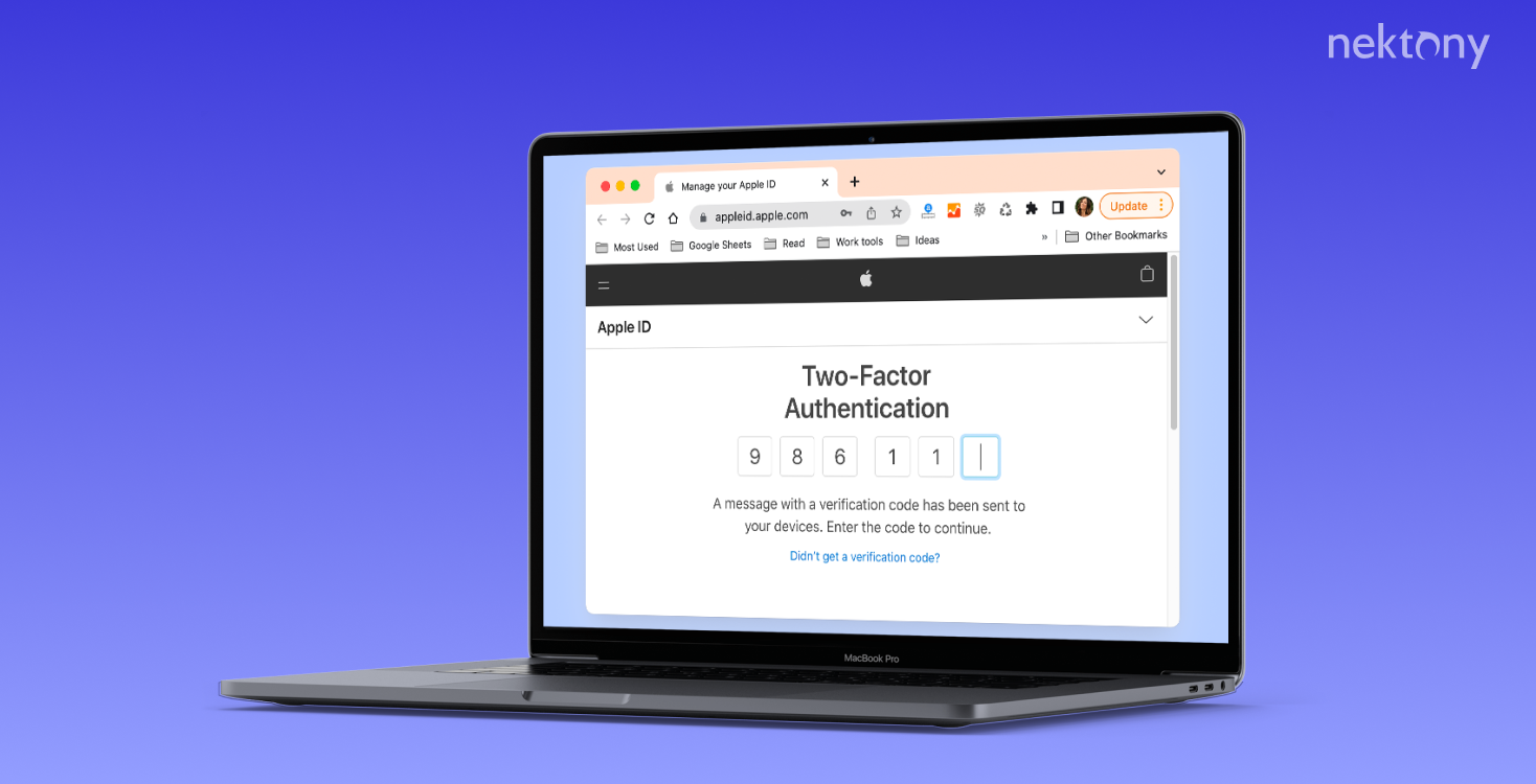 apple id verification code on mac