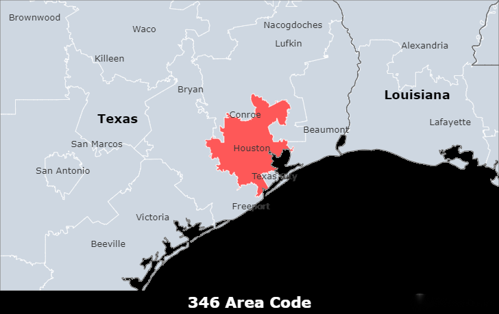 area code 346 usa