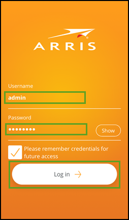 arris surfboard manager login