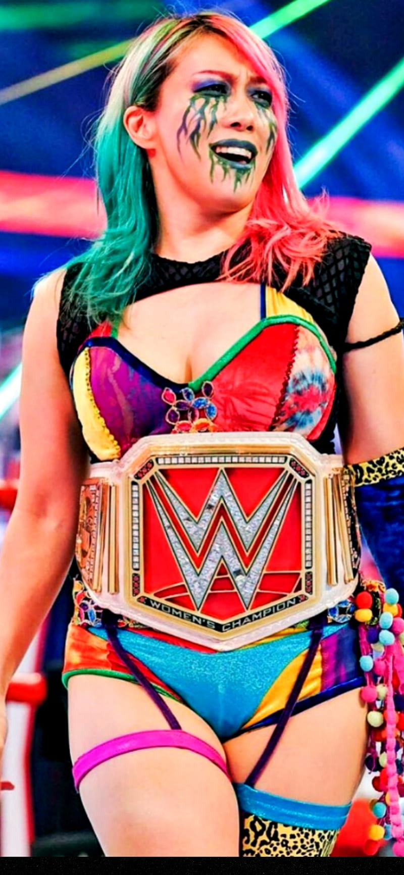 asuka wallpaper wwe