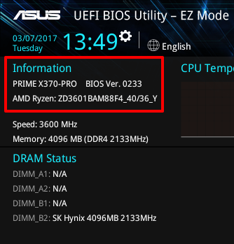 asus bios update