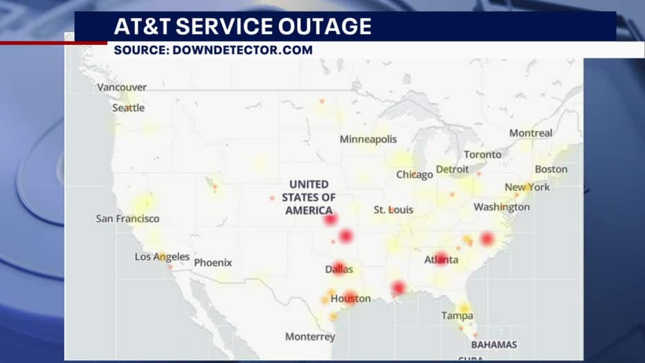 at&t issues in my area