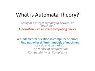 automata in toc