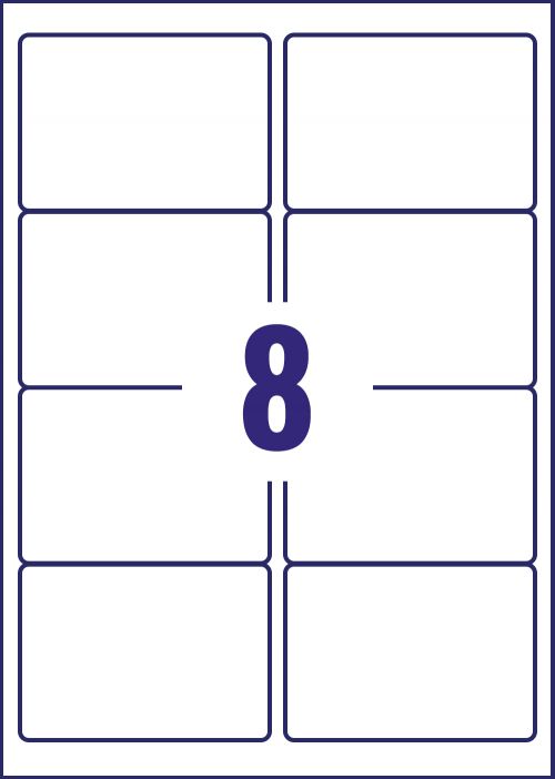 avery 8 labels per sheet