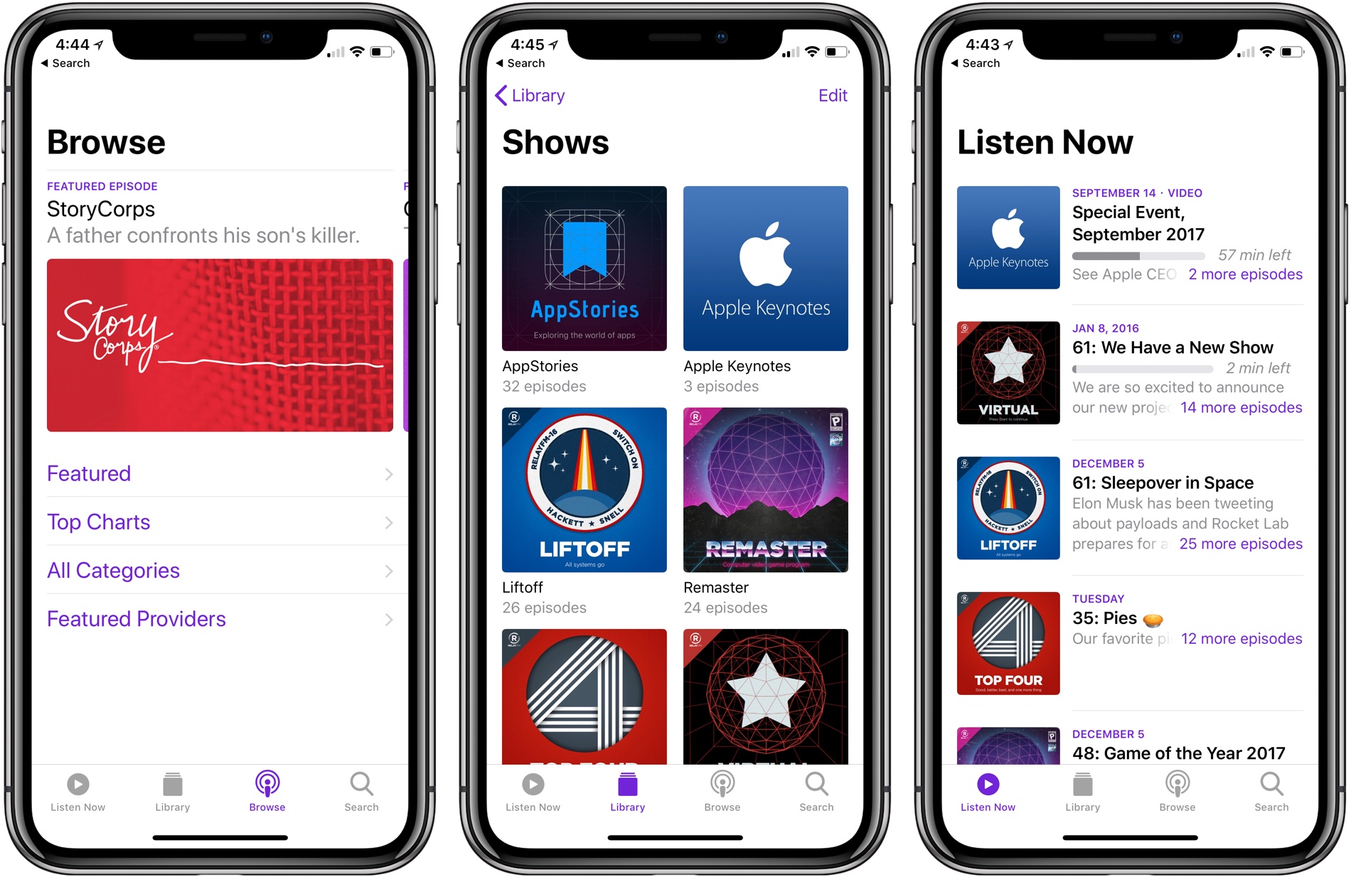 apple podcast app