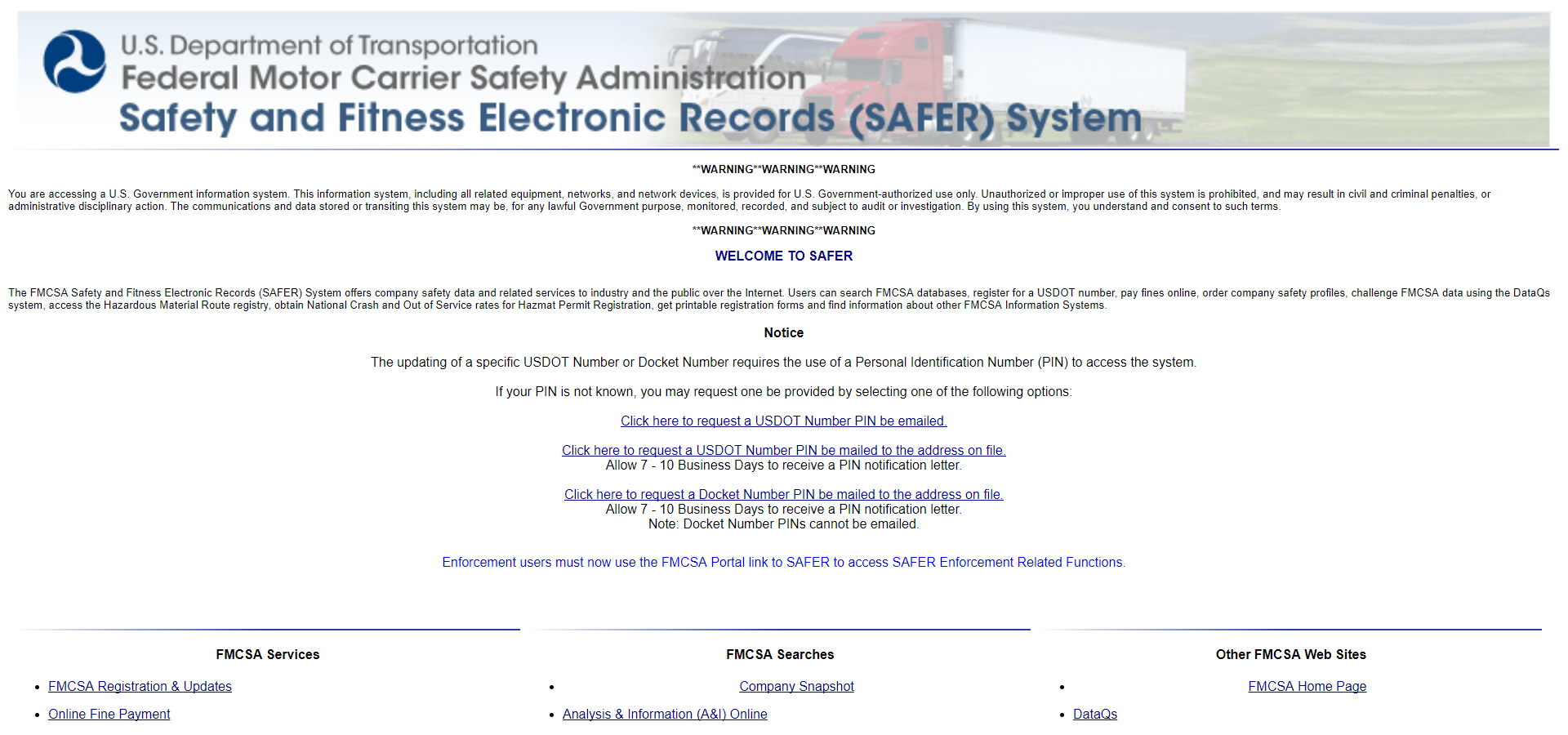 fmcsa carrier snapshot