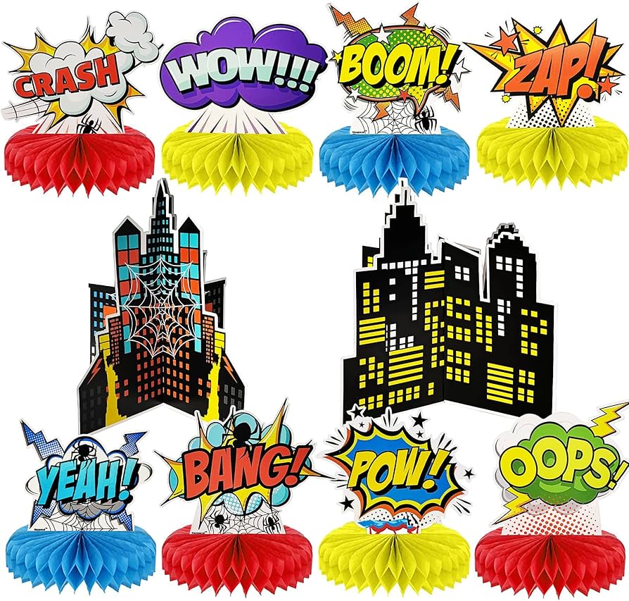 superhero partyware