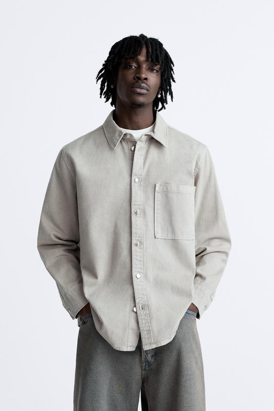 zara mens overshirt