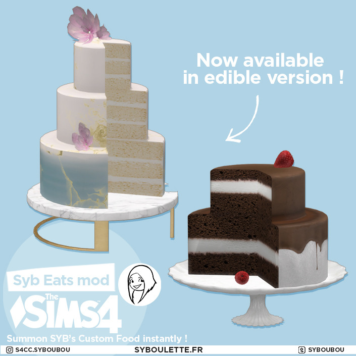 sims 4 custom cakes