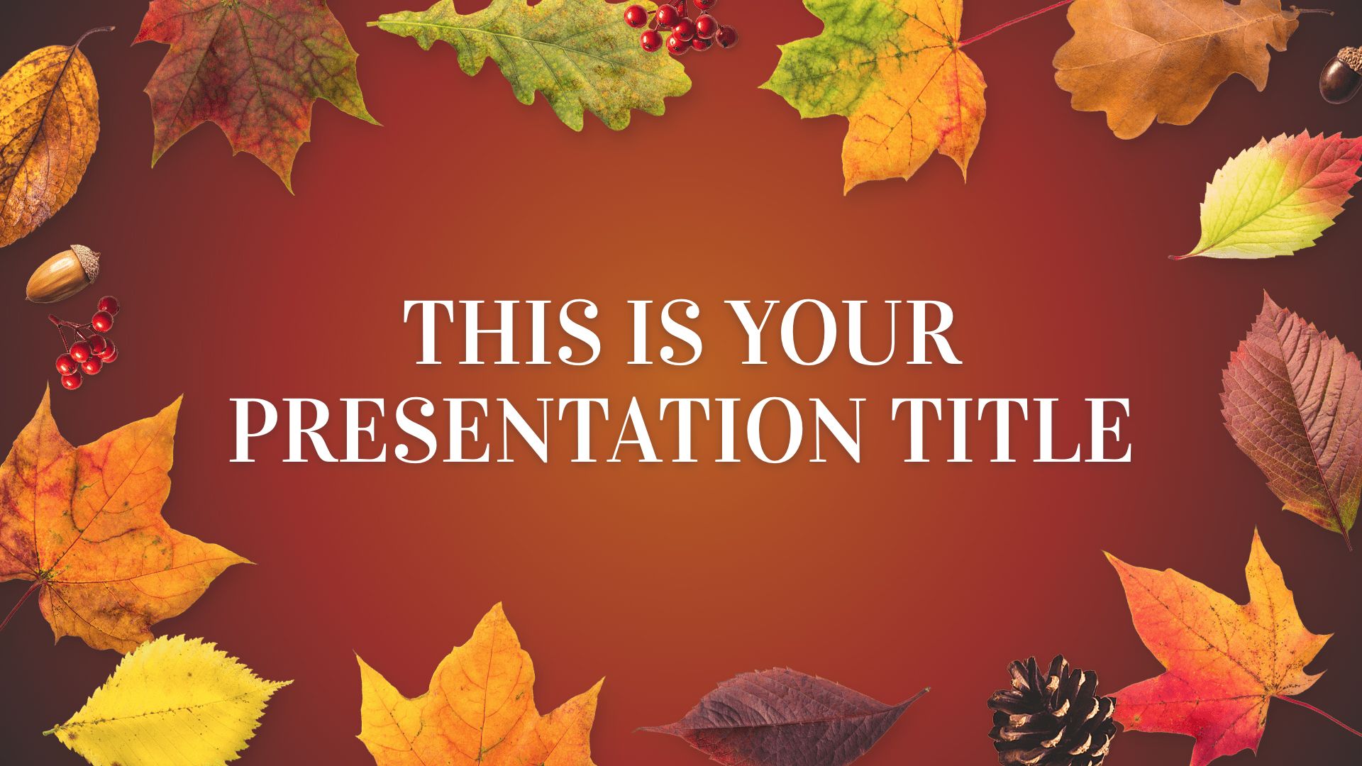 free fall autumn powerpoint templates